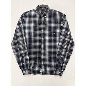 Todd Snyder Shirt Mens Small Blue Plaid Button Down Long Sleeve Preppy Casual